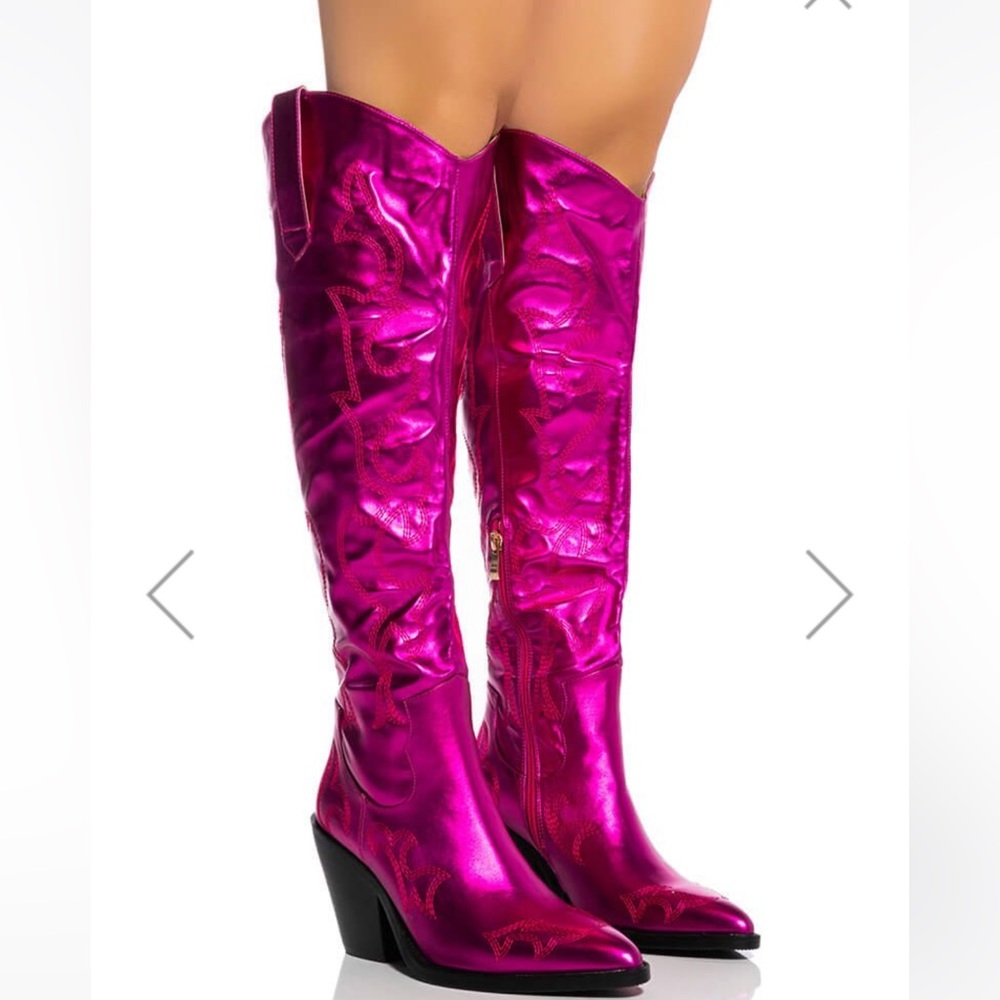 Nwt sold out azalea wang “after party” western styled boots.